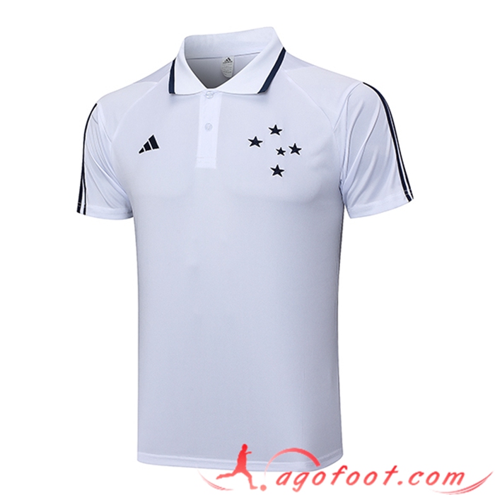 Polo Foot Cruzeiro Blanc 2023/2024
