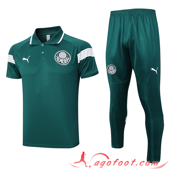 Ensemble Polo Foot Palmeiras Vert 2023/2024