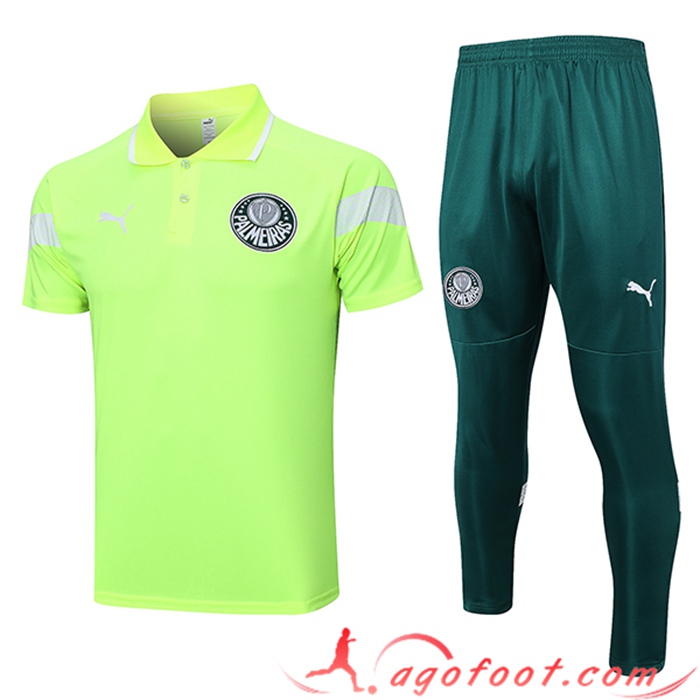 Ensemble Polo Foot Palmeiras Vert 2023/2024 -02