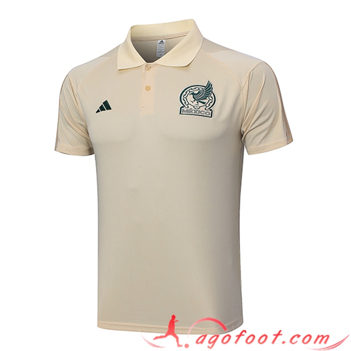 Polo Foot Mexique Jaune 2023/2024