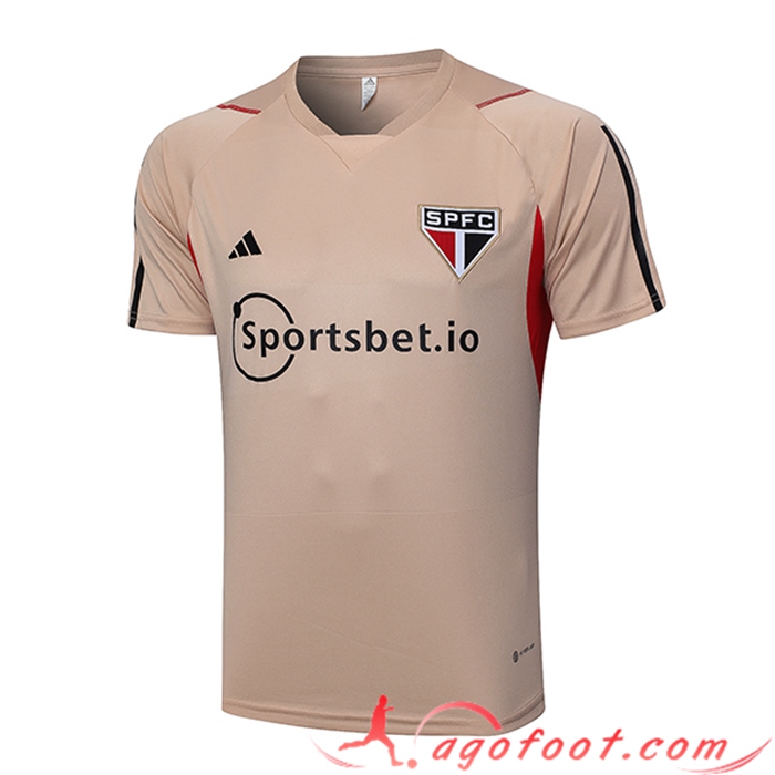 Training T-Shirts Sao Paulo FC Jaune 2023/2024