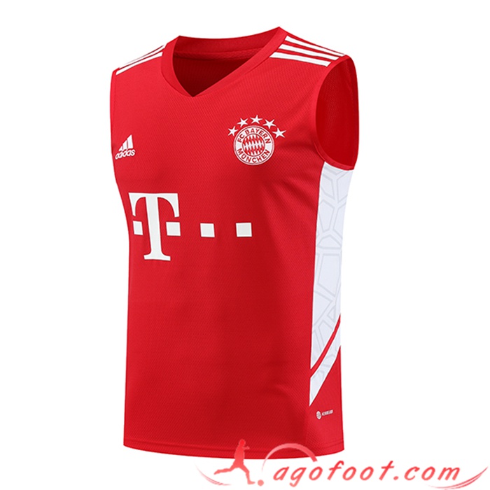 Training Debardeur Bayern Munich Rouge 2023/2024 -02