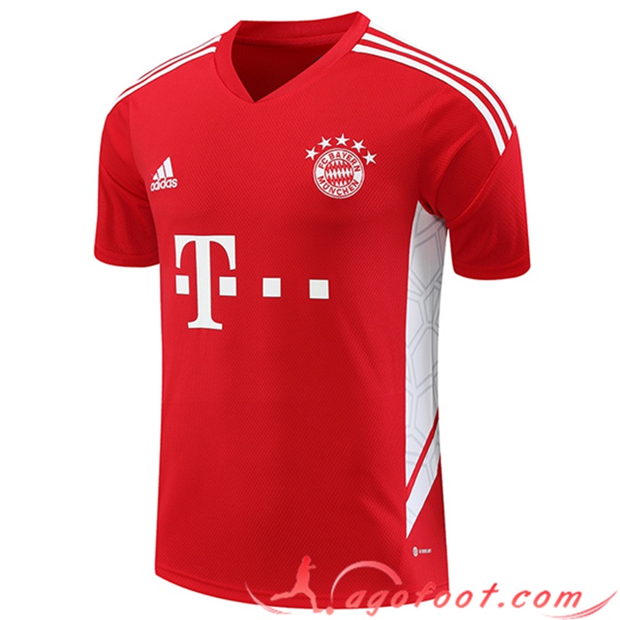 Training T-Shirts Bayern Munich Rouge 2023/2024