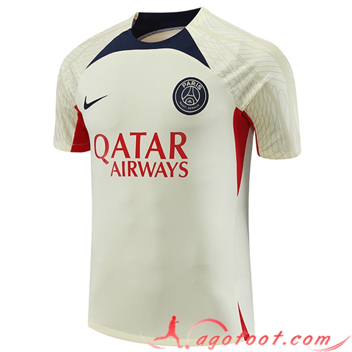 Training T-Shirts PSG Jaune 2023/2024 -02