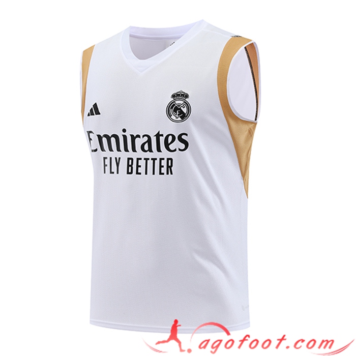 Training Debardeur Real Madrid Blanc 2023/2024 -02