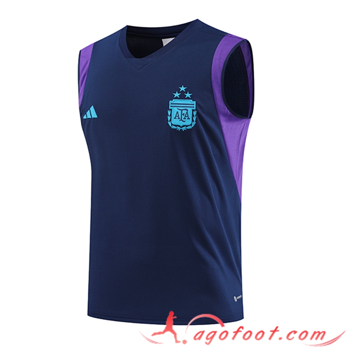 Training Debardeur Argentin Bleu Marine 2023/2024 -02