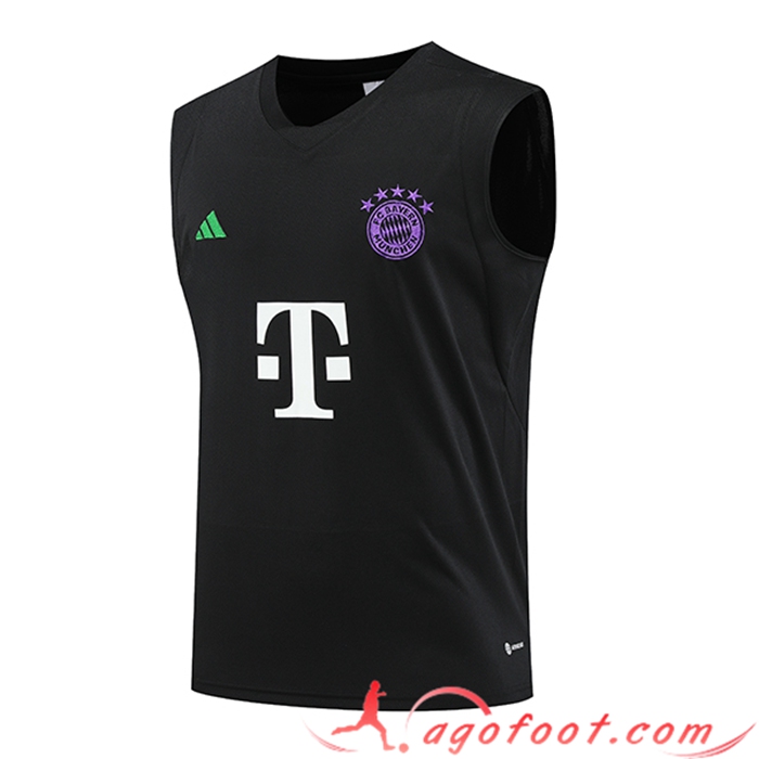 Training Debardeur Bayern Munich Noir 2023/2024 -02