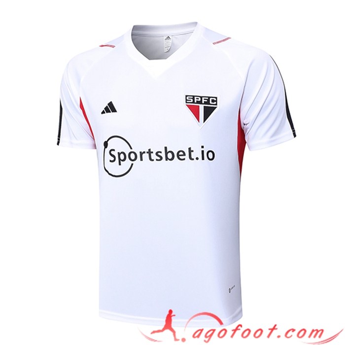 Training T-Shirts Sao Paulo FC Blanc 2023/2024