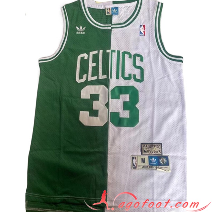 Maillot Boston Celtics (BIRD #33) 2023/24 Blanc/Vert