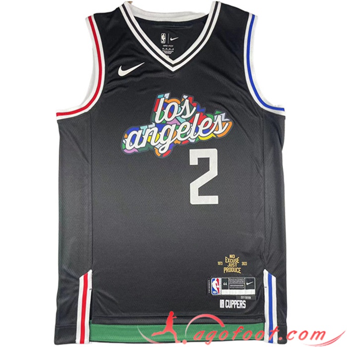 Maillot Los Angeles Clippers (LEONARO #2) 2023/24 Noir