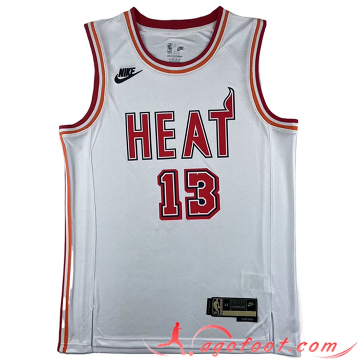 Maillot Miami Heat (ADEBAYO #13) 2023/24 Blanc