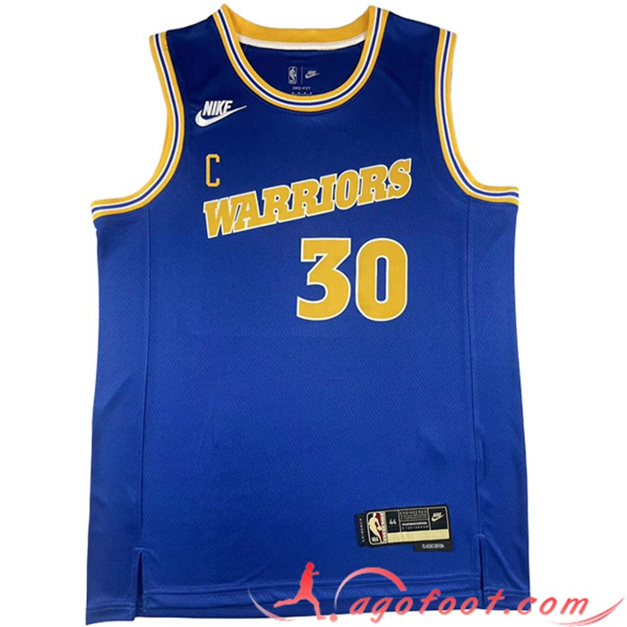 Maillot Golden State Warriors (CURRY #30) 2023/24 Bleu