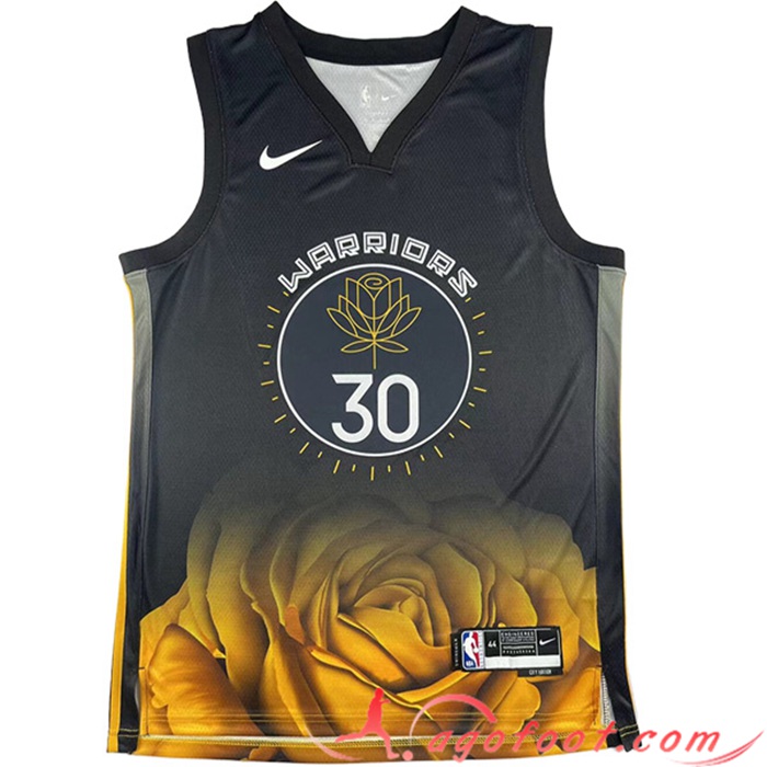 Maillot Golden State Warriors (CURRY #30) 2023/24 Noir