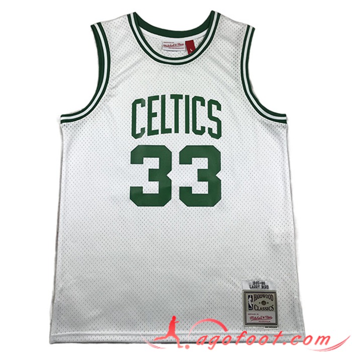 Maillot Boston Celtics (BIRD #33) 2023/24 Blanc