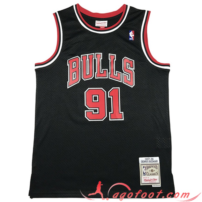 Maillot Chicago Bulls (RODMAN #91) 2023/24 Noir