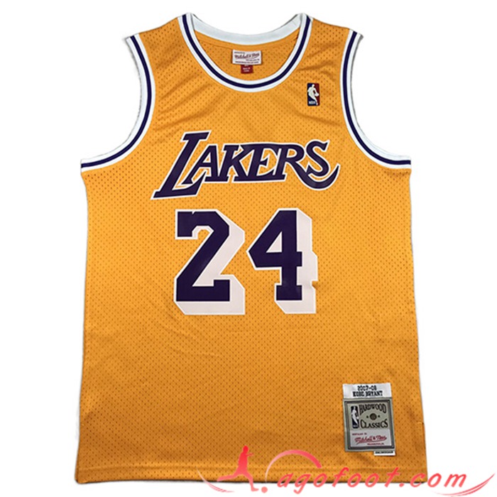Maillot Los Angeles Lakers (BRYANT #24) 2023/24 Jaune