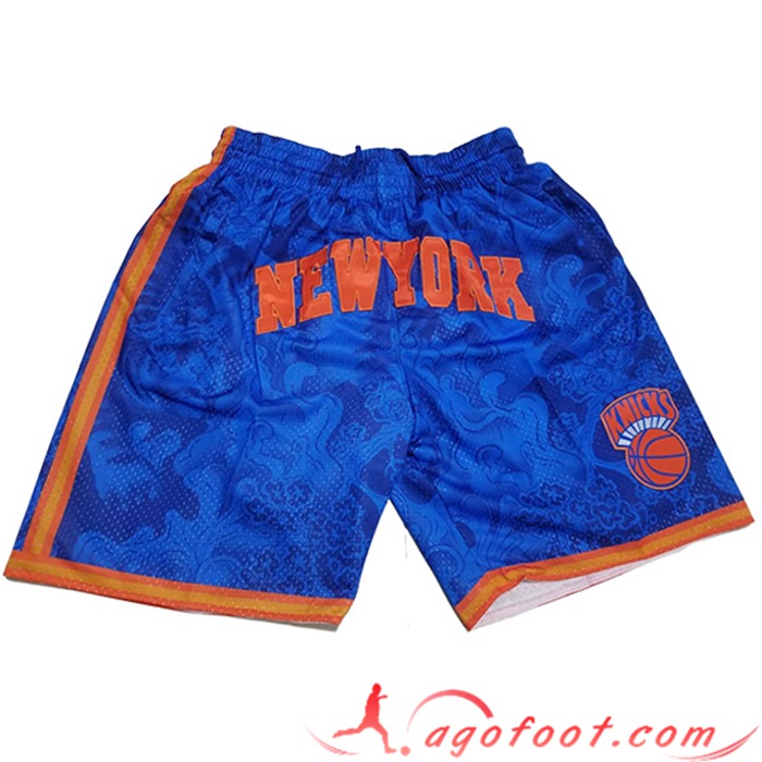 Shorts NBA New York Knicks Bleu