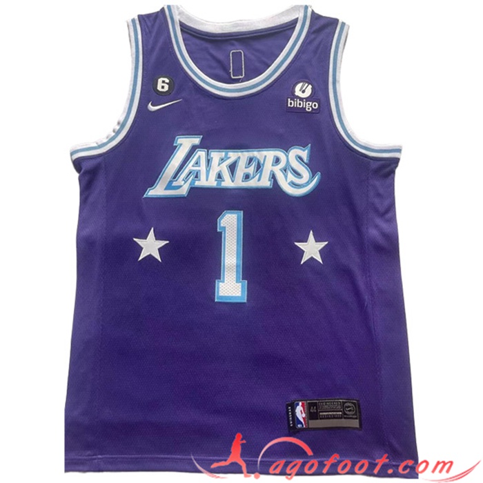 Maillot Los Angeles Lakers (RUSSELL #1) 2023/24 Pourpre