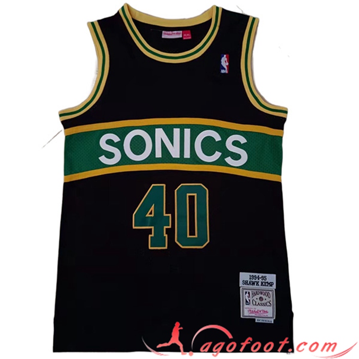 Maillot Oklahoma City Thunder (KEMP #40) 2023/24 Noir