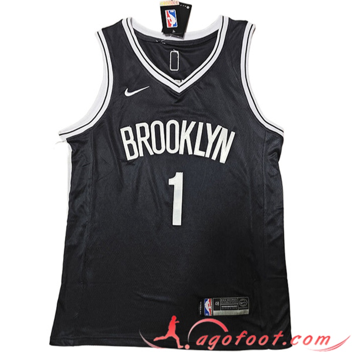 Maillot Brooklyn Nets (BRIDGES #24) 2023/24 Noir