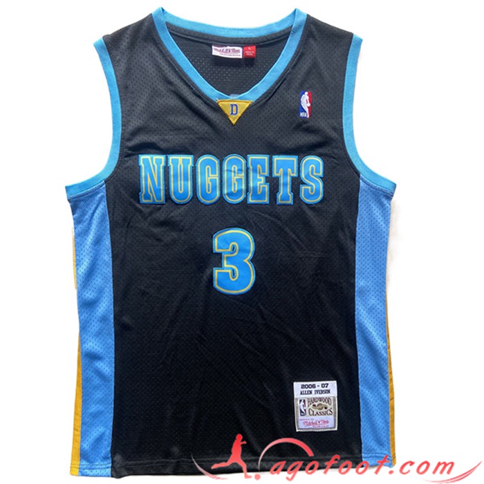 Maillot Denver Nuggets (IVERSON #3) 2023/24 Noir