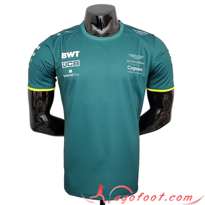 T-Shirt F1 Aston Martin Team Vert 2023 -02