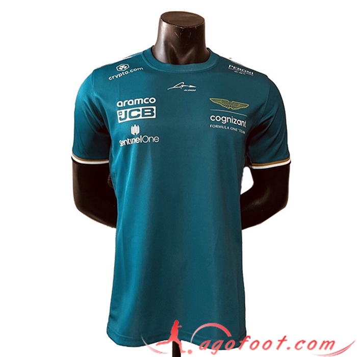 T-Shirt F1 Aston Martin Team (ALONSO #14) Vert 2023