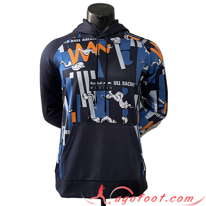 Sweatshirt Capuche F1 RedBull Racing Team Noir 2023 -02