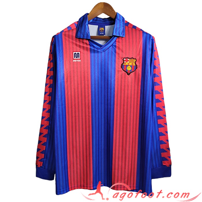 Maillot de Foot FC Barcelone Domicile Manches Longues 1992/1993