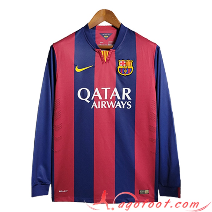 Maillot de Foot FC Barcelone Domicile Manches Longues 2014/2015