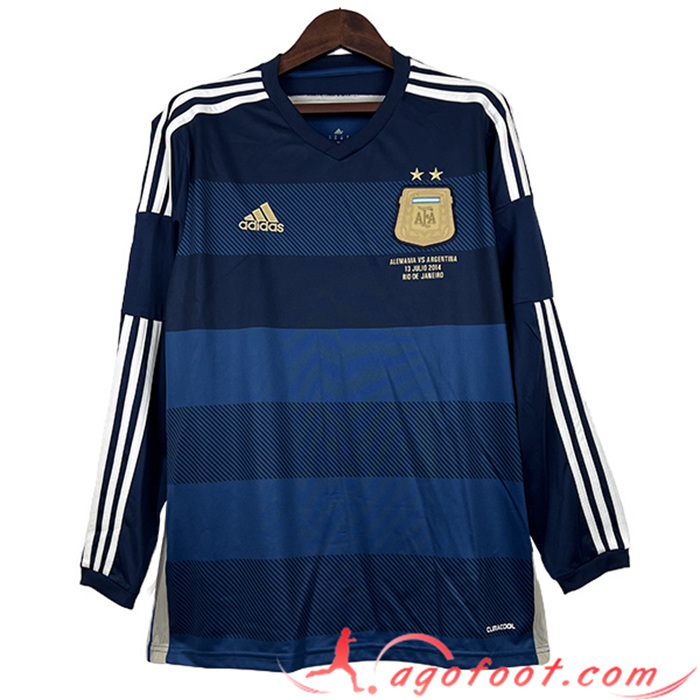 Maillot de Foot Argentine Exterieur Manches Longues 2014