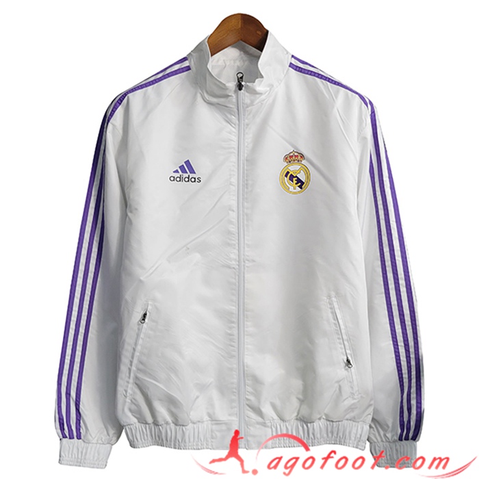 Coupe-Vent Real Madrid Blanc 2023/2024 -03