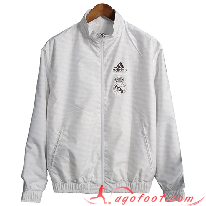 Coupe-Vent Real Madrid Blanc 2023/2024 -02