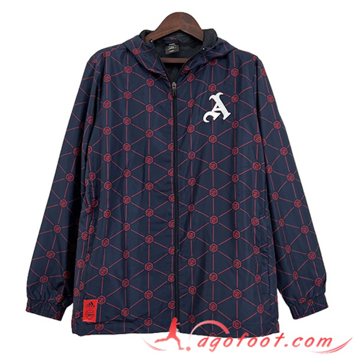 Coupe-Vent Arsenal Bleu Marine 2023/2024 -02