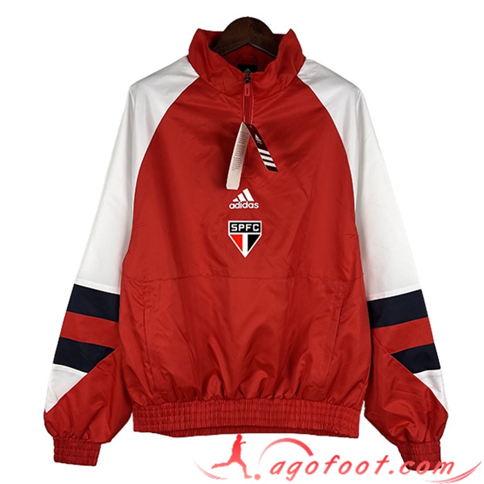 Coupe-Vent Sao Paulo FC Rouge 2023/2024 -02
