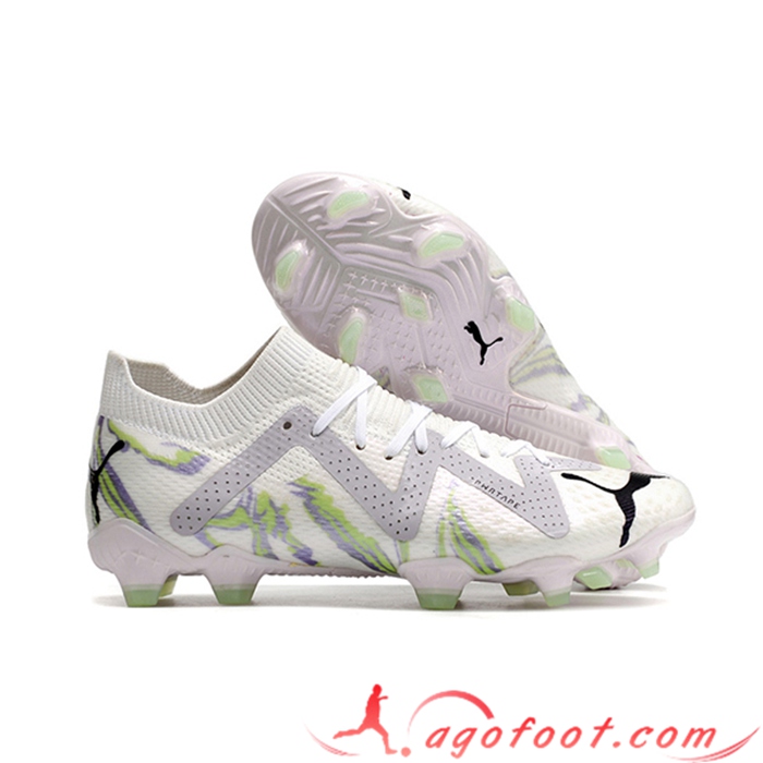 Nike Chaussures de Foot Future Ultimate FG Blanc/Gris