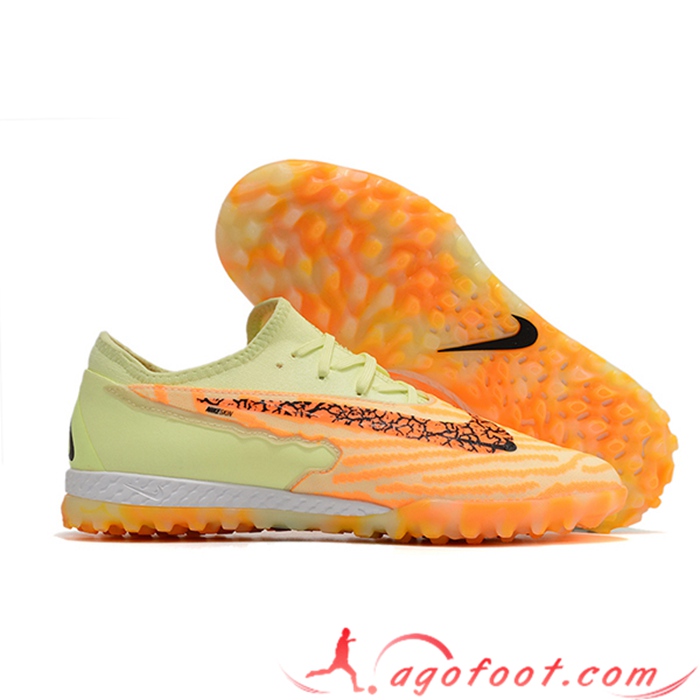 Nike Chaussures de Foot React Phantom GX Pro TF Orange