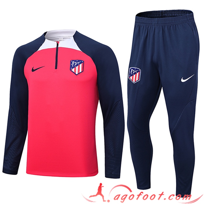 Ensemble Survetement de Foot Atletico Madrid Rouge 2023/2024
