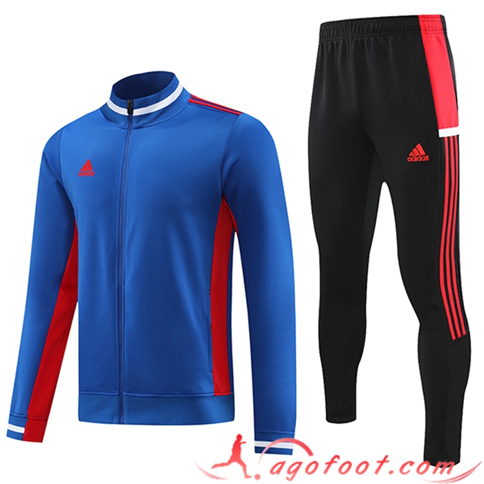 Ensemble Survetement de Foot - Veste Adidas Bleu 2023/2024