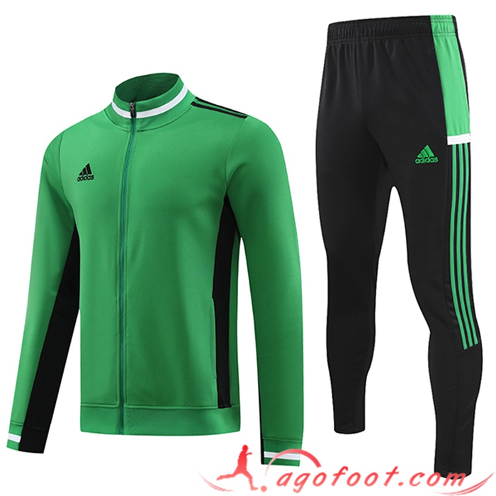 Ensemble Survetement de Foot - Veste Adidas Vert 2023/2024