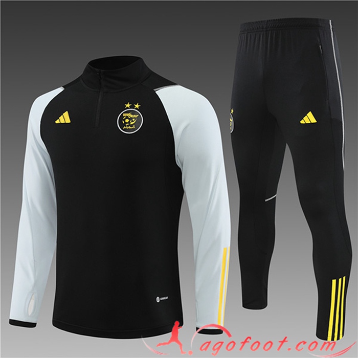 Ensemble Survetement de Foot Algeria Enfant Noir 2023/2024