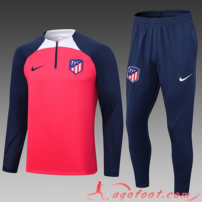 Ensemble Survetement de Foot Atletico Madrid Enfant Rouge 2023/2024