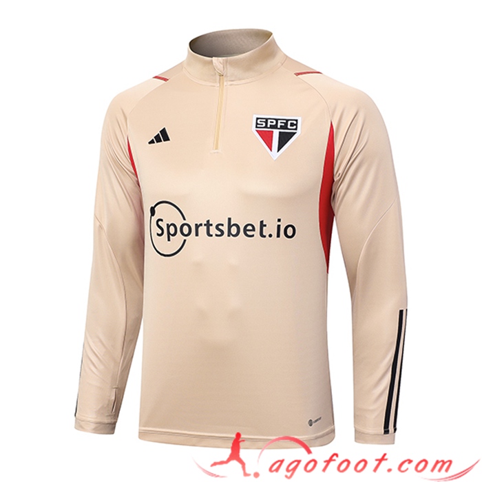 Sweatshirt Training Sao Paulo FC Jaune 2023/2024