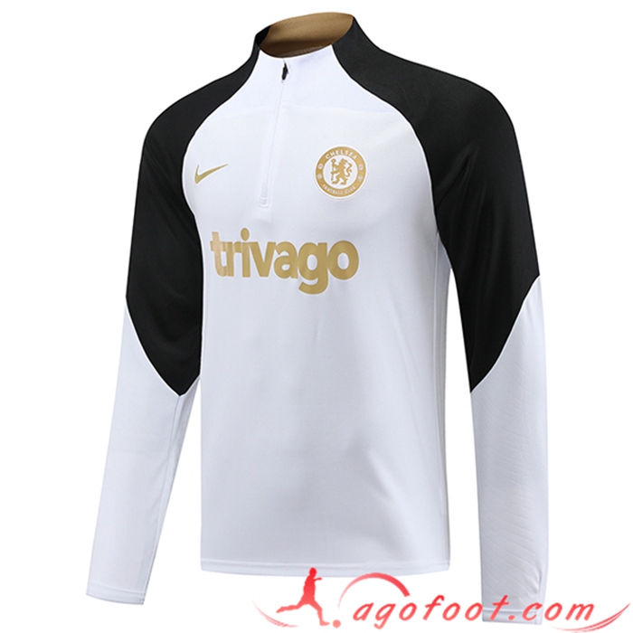Sweatshirt Training FC Chelsea Blanc 2023/2024