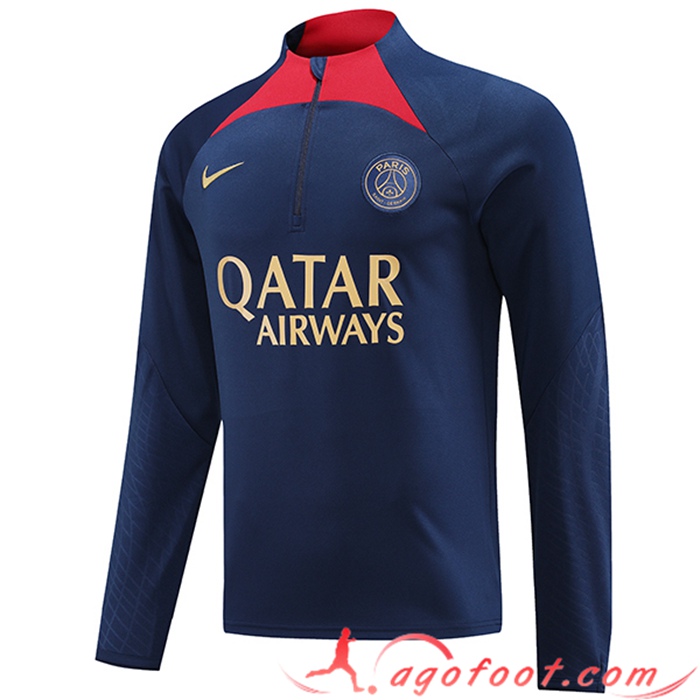 Sweatshirt Training PSG Bleu Marine 2023/2024