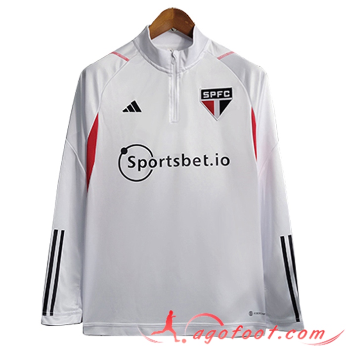 Sweatshirt Training Sao Paulo FC Blanc 2023/2024 -02