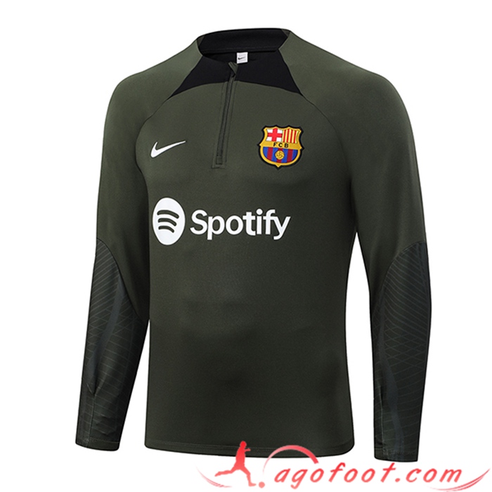 Sweatshirt Training FC Barcelone Vert 2023/2024