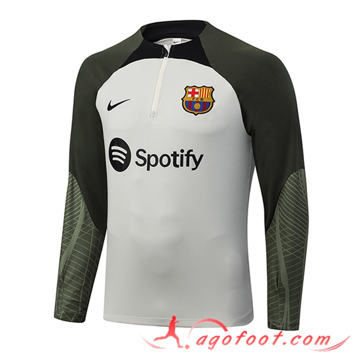 Sweatshirt Training FC Barcelone Gris Clair 2023/2024