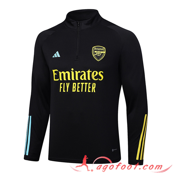Sweatshirt Training Arsenal Noir 2023/2024