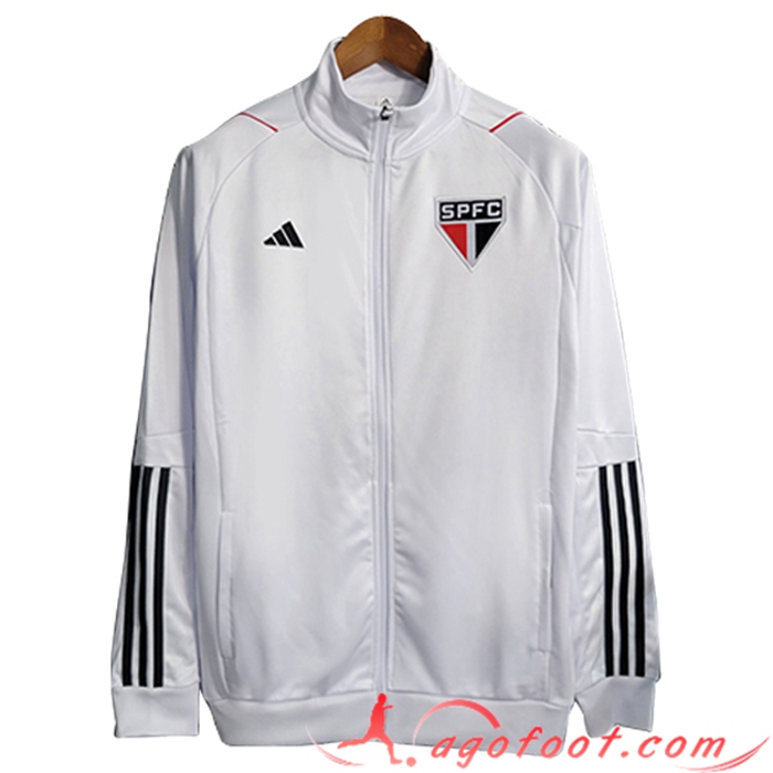 Veste Foot Sao Paulo FC Blanc 2023/2024 -02